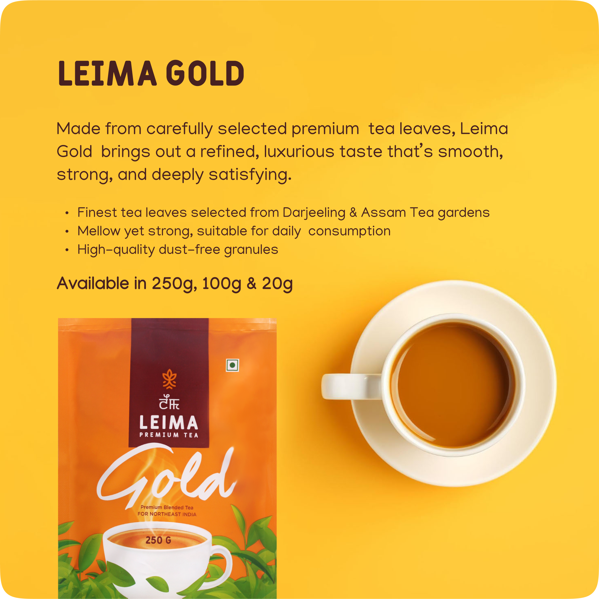 LeimaTea Gold Banner